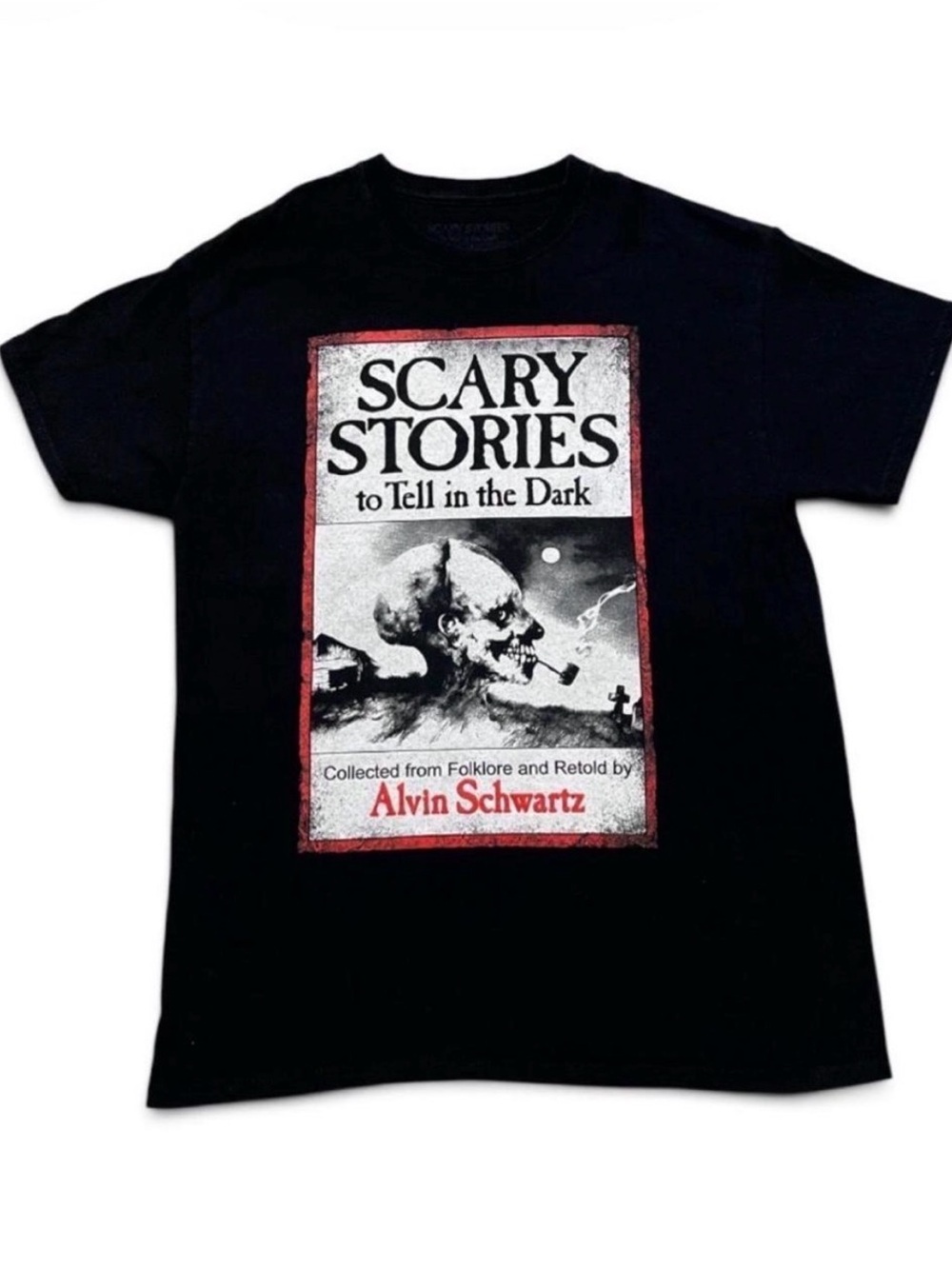 Scary Stories to Tell in the Dark Book Cover Graphic Tee Shirt 📖💀